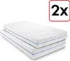 Podwójny ergonomiczny materac 90x200 cm 7-strefowy Podgląd zdjęcia produktu 1