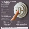 Bouton-poussoir double encastré en porcelaine rétro I PR1 Voir les images du produit 5