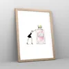 Gerahmtes Poster - Rahmen in heller Eiche - Mode Frau Produktbild-Vorschau 8