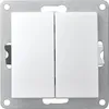 Serien-Schalter McPower "Cup", 2-fach, 250V/10A, UP, weiß, Produktbild-Vorschau 1