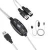Kabelový převodník MIDI na USB Kabel adaptéru rozhraní MIDI Náhled obrázku produktu 8