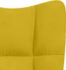 relaxační křeslo vidaXL Mustard Yellow Velvet Náhled obrázku produktu 5