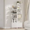 Bücherregal mit Schublade, Standregal, 6 Ebenen, 33 x 24 x Produktbild-Vorschau 5