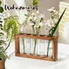 Kleine Vintage Blumenvase, Modern Glas Reagenzgläser für Produktbild-Vorschau 5