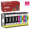 10er Drucker Patronen Für Epson 34 XL WorkForce Pro WF-3700 Produktbild-Vorschau 1