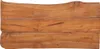 Panchina da giardino 80 cm in teak massiccio Anteprima dell’immagine prodotto 3