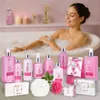 BRUBAKER Cosmetics Bad- en doucheset, rozengeur - 15-delige Productafbeelding-voorbeeld 3
