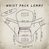 Gürteltasche - Lemmy - blau - Bauchtasche - Hüfttasche Produktbild-Vorschau 5