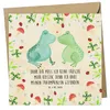 Mr. & Mrs. Panda Glückwunschkarte Frosch Liebe - Produktbild-Vorschau 1
