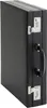 A black attaché case with combination locks and a handle is shown against a white background. Podgląd zdjęcia produktu