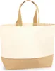 Westford Mill W452 | Jute Base Canvas Tote XL 38 x 44 x 18 Voir les images du produit 1