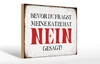 Holzschild Spruch 30x20cm meine Katze hat nein gesagt Produktbild-Vorschau 1