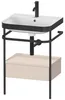 Waschtischunterbau HAPPY D.2 PLUS 575x490mm m Metallkon e Produktbild-Vorschau 1