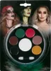com-four® Halloween Schminkset mit Fettschminke & Kunstblut Produktbild-Vorschau 2