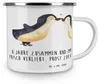 Mr. & Mrs. Panda Teetasse 8. Hochzeitstag Blechhochzeit - Produktbild-Vorschau 3