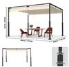 YZNAHRE Pergola 3x4 m Terrassenüberdachung Überdachung Produktbild-Vorschau 7