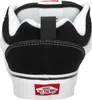 The back view of a black Vans sneaker. Voir les images du produit