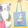 Mr. & Mrs. Panda Tote Bag Panda Aerobic - Sky Blue - Produktbild-Vorschau 2