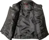 Herren Lederweste Bikerweste Custom Motorradweste Schwarz Produktbild-Vorschau 6