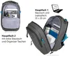 Rucksack Handgepäck klein Flugzeug Reiserucksack Damen Produktbild-Vorschau 8
