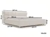 GrainGold Polsterbett Mellow 180x200 cm - Bett 180x200, Produktbild-Vorschau 8