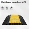 Wiltec Passe cables à 5 canaux, 930 x 540 x 55 mm, capacité Voir les images du produit 3