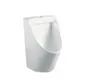 Komplettset Wandurinal Wand Pissoir Urinalbecken Keramik Produktbild-Vorschau 2