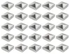 25x Pfostenkappe Edelstahl 101 mm Pyramide Abdeckkappe für Produktbild-Vorschau 1