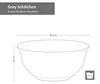 Grey 6er Set Snack- & Dip-Schälchen Ø12cm 200ml graue Produktbild-Vorschau 3