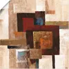 ARTland Poster Karos Abstrakt II Größe: 30x30 cm Produktbild-Vorschau 1