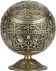 Vintage Art Craft Aschenbecher Metal Rundkugel Produktbild-Vorschau 1