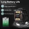 Vojenské takticke chytré hodinky pánske fitness tracker Náhľad obrázku produktu 3