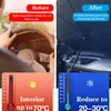 Auto Sonnenschutz Frontscheibe - 140x80 cm - Faltbarer Produktbild-Vorschau 5