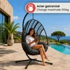 Swoods Fauteuil Suspendu XXL avec Support – Pour Intérieur Voir les images du produit 4