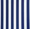 A close-up, full-frame shot of a striped fabric with alternating dark blue and white vertical stripes. Produktbild-Vorschau