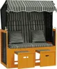 vidaXL Fauteuil de plage avec coussins en rotin synthétique Voir les images du produit 1