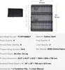 A product information graphic showing a dog crate and its specifications. Voir les images du produit