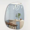 Designové asymetrické zrcadlo Albatros 75 x 55 cm nástěnné Náhled obrázku produktu 1