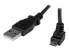 STARTECH.COM 1m Micro USB Cable - A to Up Angle Micro B Produktbild-Vorschau 4