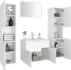 Badmöbel-Set Weiß Holzwerkstoff Produktbild-Vorschau 3