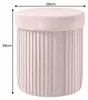 riess-ambiente Hocker ÉLAN 40cm rosa Samt runder Sitzhocker Produktbild-Vorschau 7