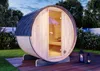 FinnTherm Fass-Sauna Mini XS, 194 x 160 x 194 cm Produktbild-Vorschau 1