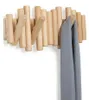 Umbra wandgarderobe klappbare haken schwarz - Holz - Produktbild-Vorschau 1