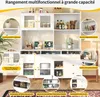MODFU Buffet, Vaisselier avec Porte-Battante et Étagères Voir les images du produit 5