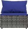 Garten Lounge Set mit Kissen Poly Rattan Polyrattan Produktbild-Vorschau 12