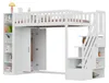 Hochbett 90x200 cm mit Kleiderschrank, Regalen & Produktbild-Vorschau 11