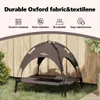 Lit pour chien vidaXL marron 76 x 62 x 70,5 cm en acier Voir les images du produit 5