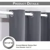 86x203cm Blackout Thermal Door Curtain Solid Colour Eyelets Náhled obrázku produktu 4