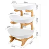 3 Etagen Etagere Obst Kuchen Snacks für Familie Party Produktbild-Vorschau 4