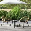 Outsunny 3-tlg. Rattan Gartenmöbel-Set Balkonmöbel-Set mit Produktbild-Vorschau 2